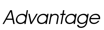 Advantage Font Image