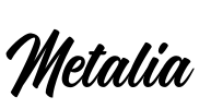 Metalia Font Image