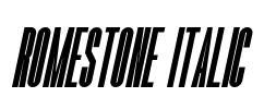 Romestone Italic Font Image