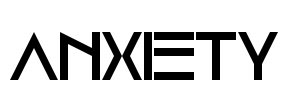 Anxiety Font Image