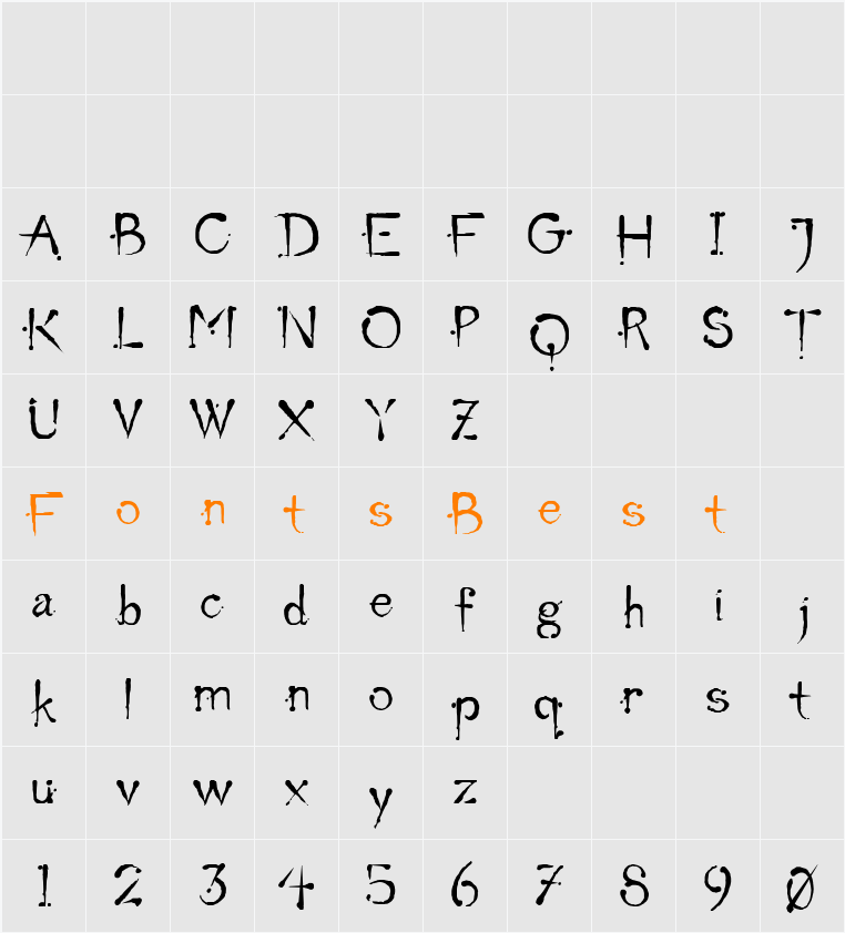 CBX-KellysPen Character Map