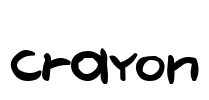 crayon Font Image