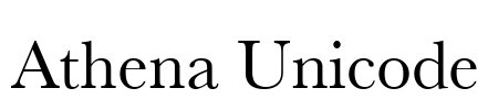 Athena Unicode