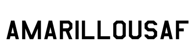 AmarilloUSAF Font Image