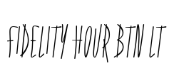 Fidelity Hour BTN Lt Font Image