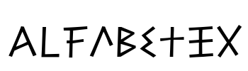 Alfabetix Font Image