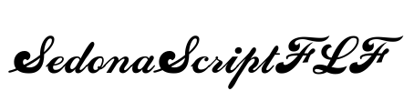 SedonaScriptFLF Font Image