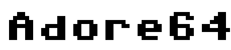 Adore64 Font Image