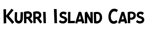 Kurri Island Caps Font Image