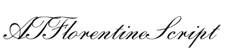 ATFlorentineScript Font Image