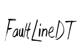 FaultLineDT Font Image