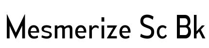 Mesmerize Sc Bk Font Image