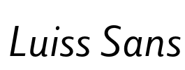 Luiss Sans Font Image