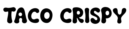 Taco Crispy Font Image