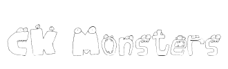 CK Monsters Font Image