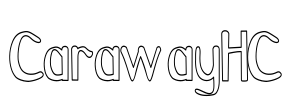 CarawayHC Font Image