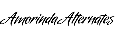 Amorinda Alternates Font Image