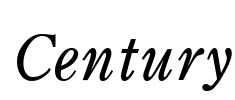 Century Font Image