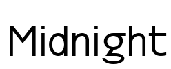 Midnight Font Image