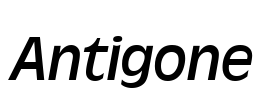 Antigone Font Image