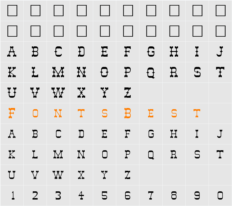 Abilene Character Map