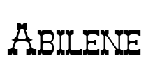 Abilene Font Image