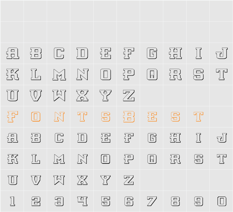 Interceptor Shadow Character Map