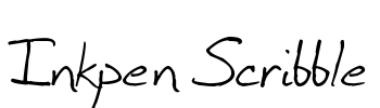 Inkpen Scribble Font Image