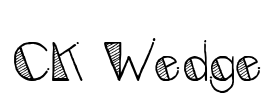 CK Wedge Font Image