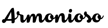 Armonioso Font Image