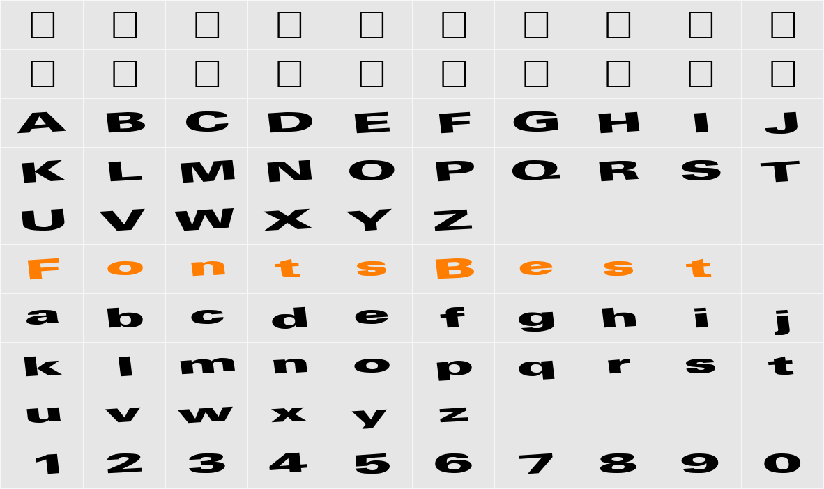 AtLeisureWorld76 ttext Character Map