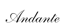 Andante Font Image