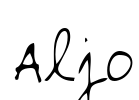 Aljo Font Image