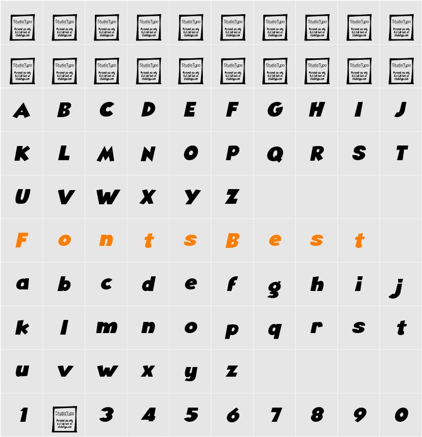 Angella Character Map