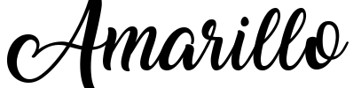 Amarillo Font Image