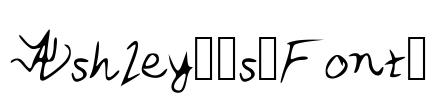 Ashley__s_Font_