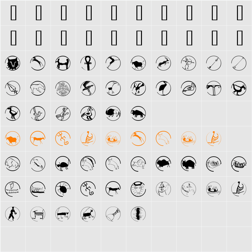 CavebatsOneA Character Map