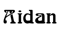 Aidan Font Image