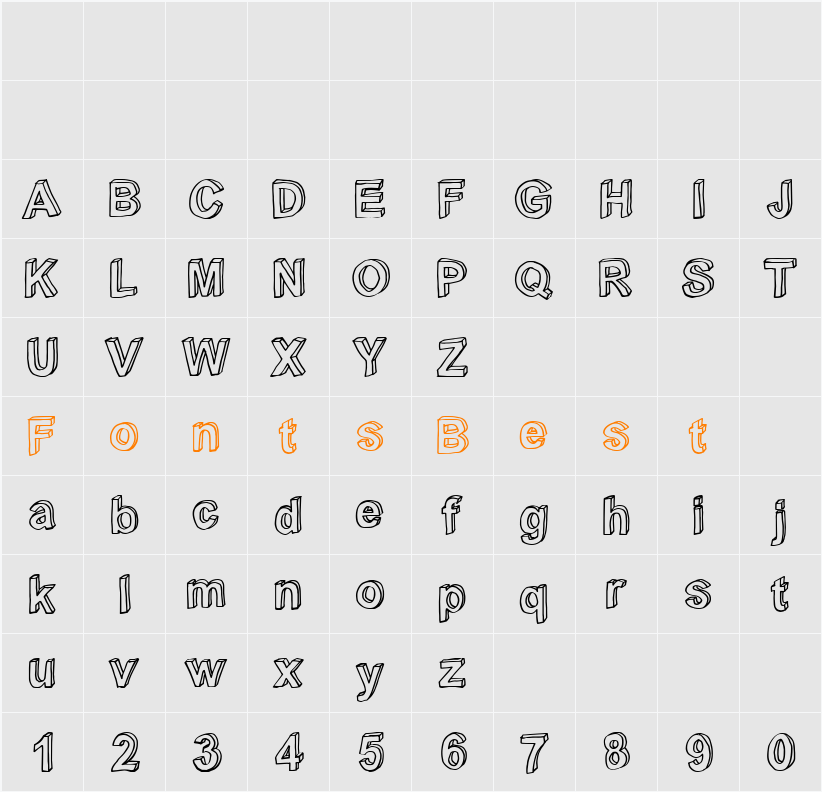 C rial Character Map