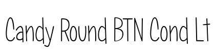 Candy Round BTN Cond Lt Font Image