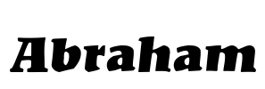 Abraham Font Image