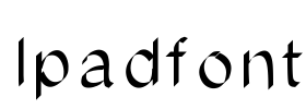 Ipadfont