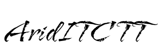 AridITC TT Font Image