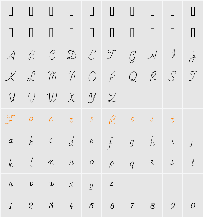 AniLazyDay Character Map