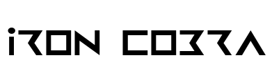 Iron Cobra Font Image