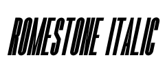 Romestone Italic Font Image