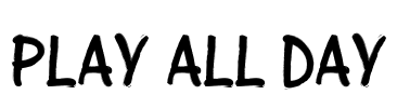 Play all day Font Image