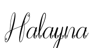 Halayna Font Image