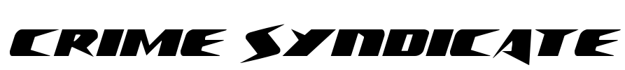 Crime Syndicate Font Image