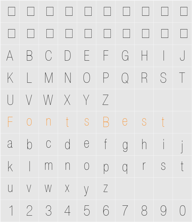 Context Reprise LightCond SSi Character Map